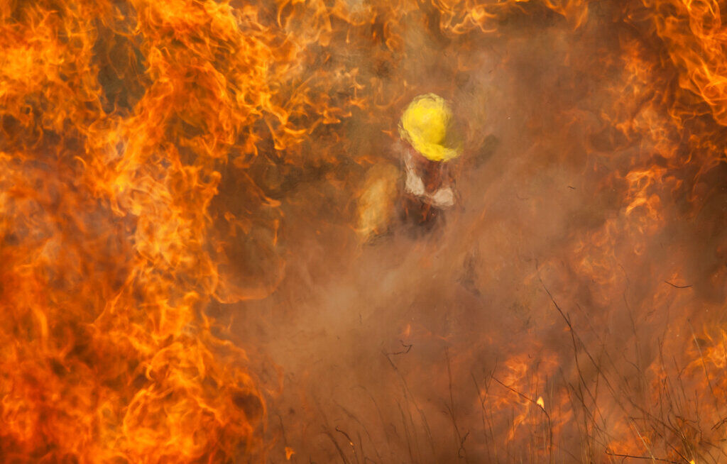 APTOPIX Argentina Fires